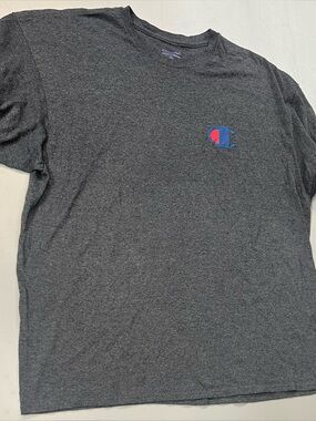 Champion Gray Logo T-Shirt Size 2XL